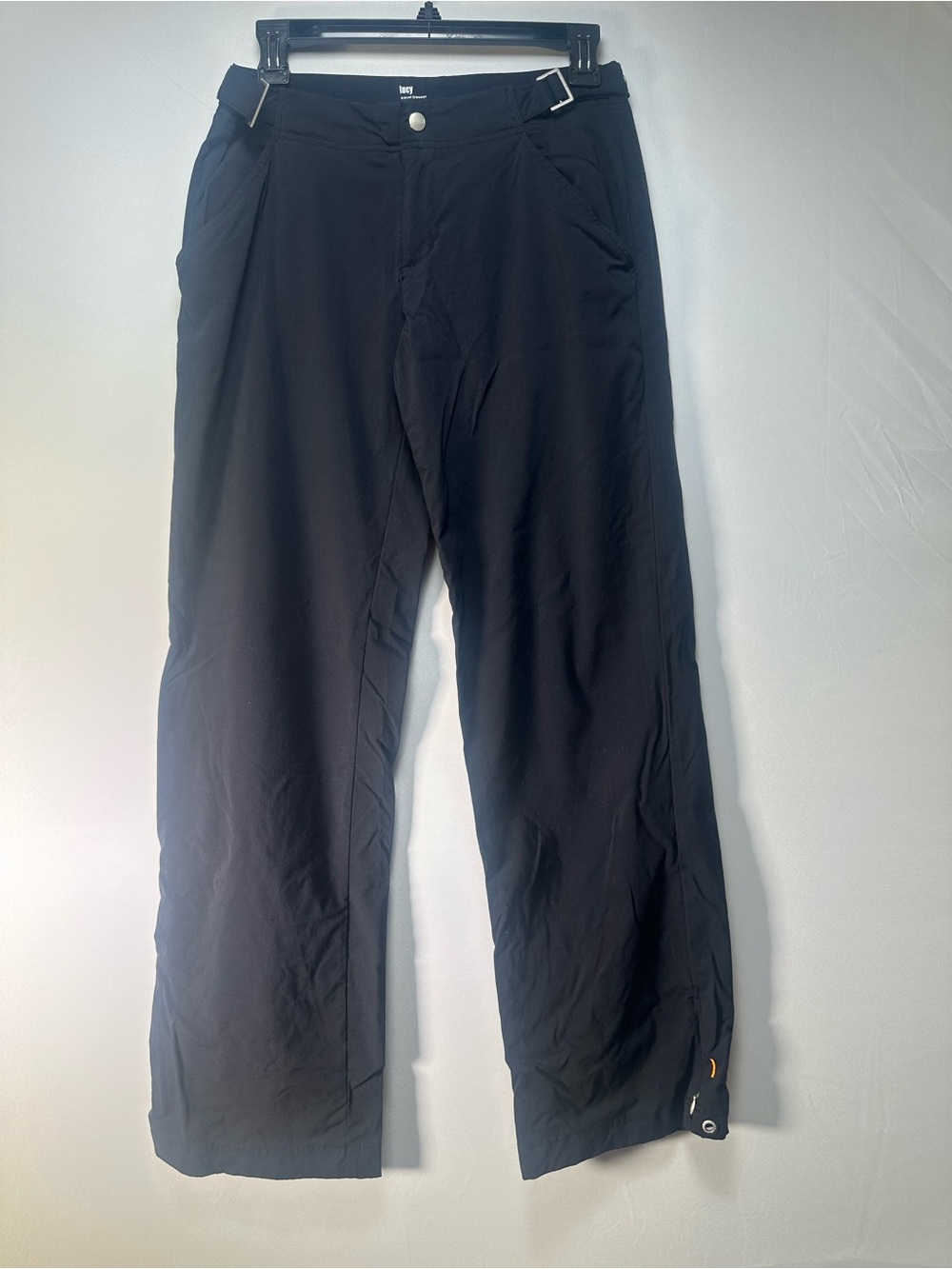 Lucy Black Straight-Leg Performance Travel Pants
